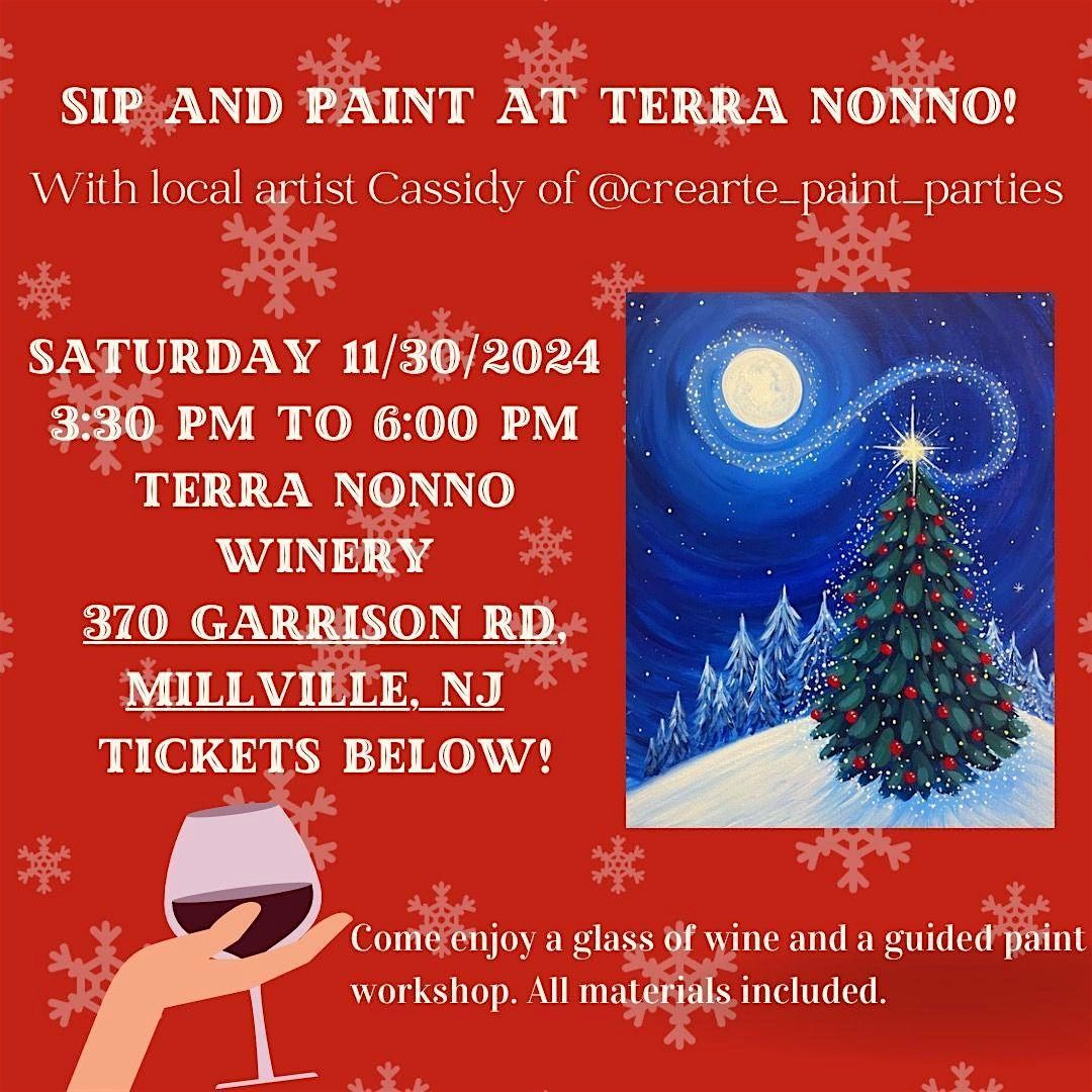 Sip & Paint at Terra Nonno with Cassidy