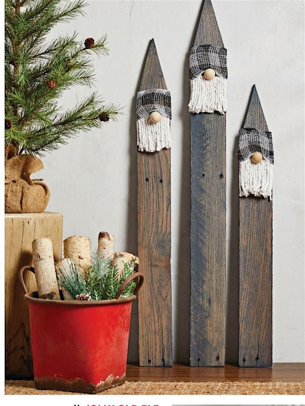 Wood Santa Gnome