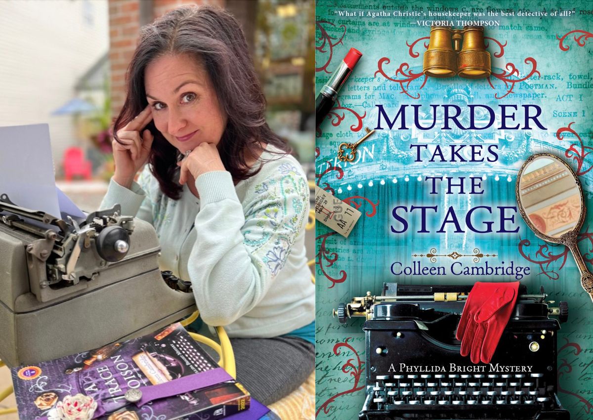 Bestselling Author Colleen Cambridge presents Murder Takes The Stage