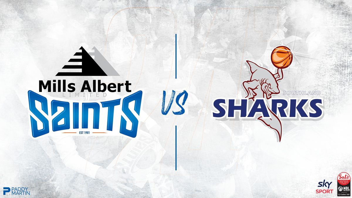 Pak n Save Lower Hutt presents Mills Albert Saints vs Southland Sharks - Wear Blue!