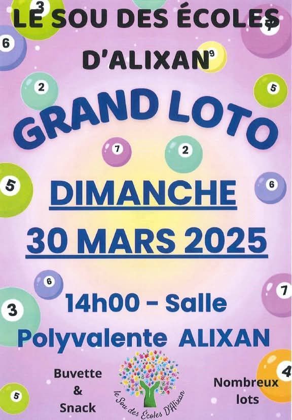 Loto des \u00e9coles d'Alixan 