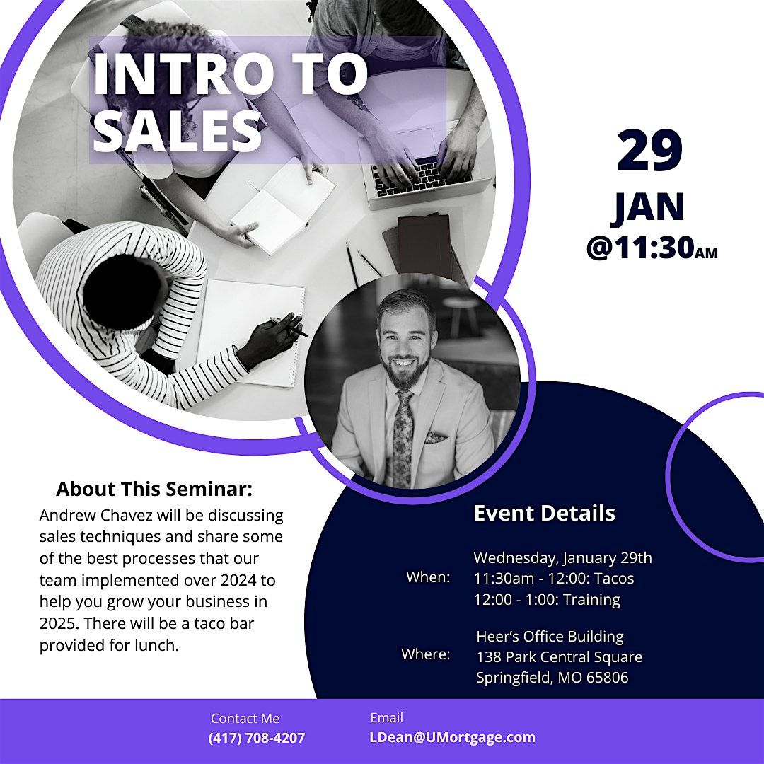 Tacos & Training: Intro to Sales