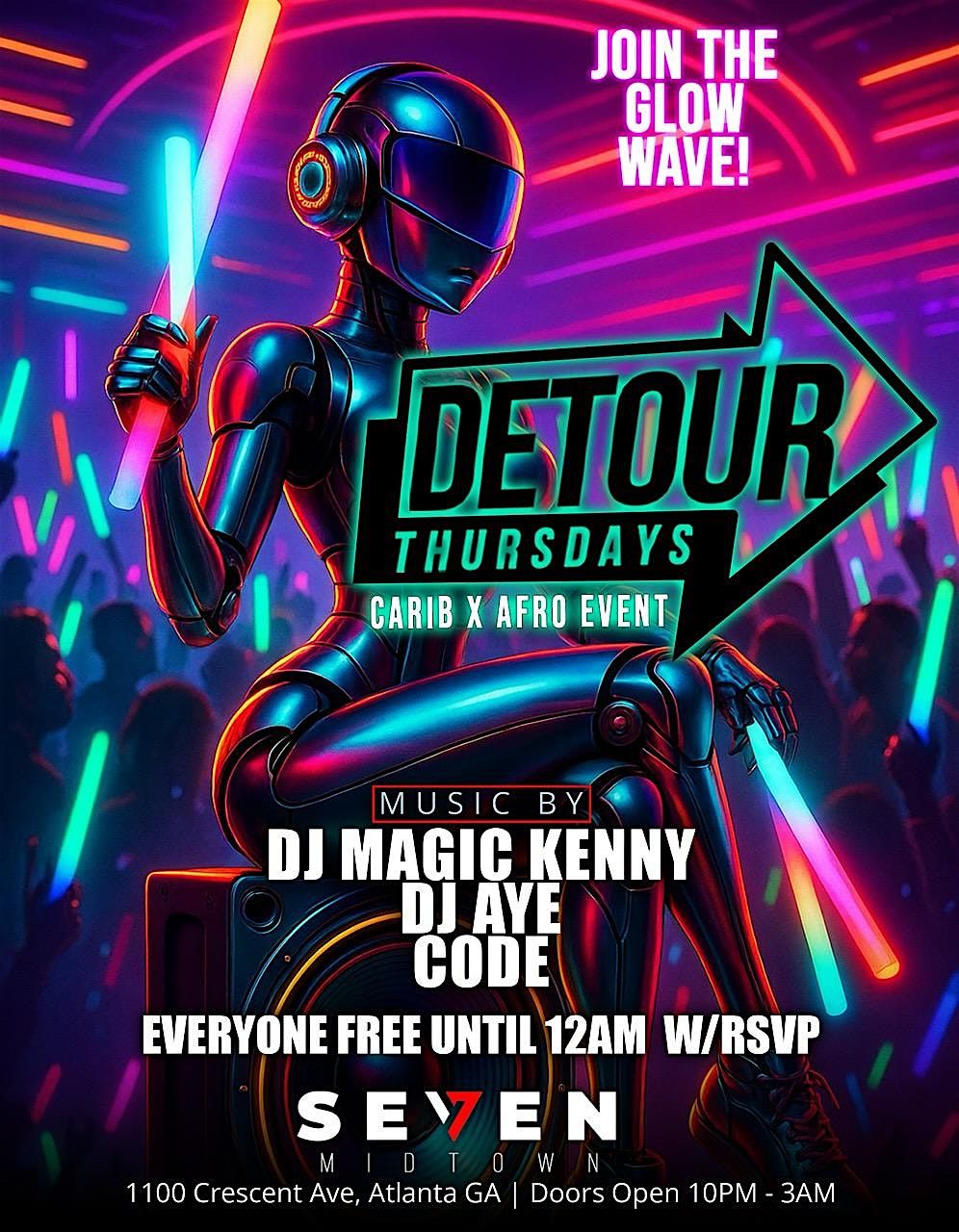 DETOUR THURSDAYS: EVERYONE FREE WITH RSVP BEFORE 12AM