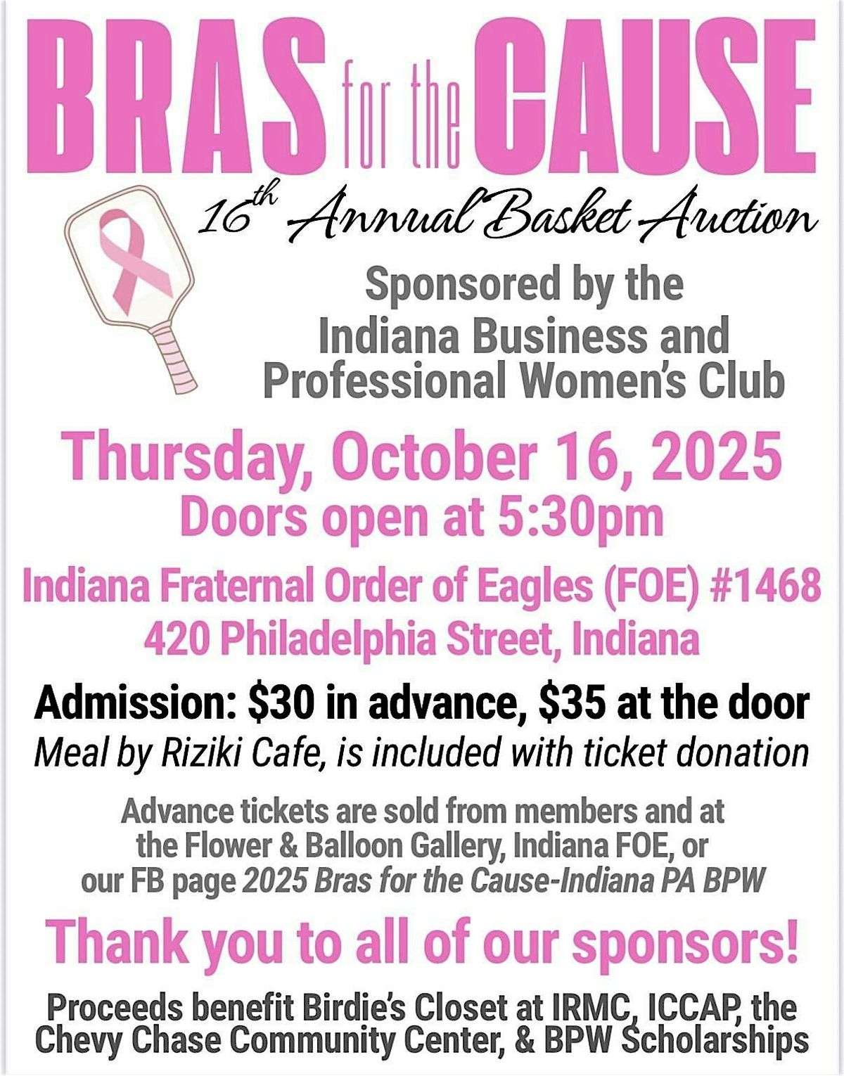 16th Annual Bras for the Cause Gala