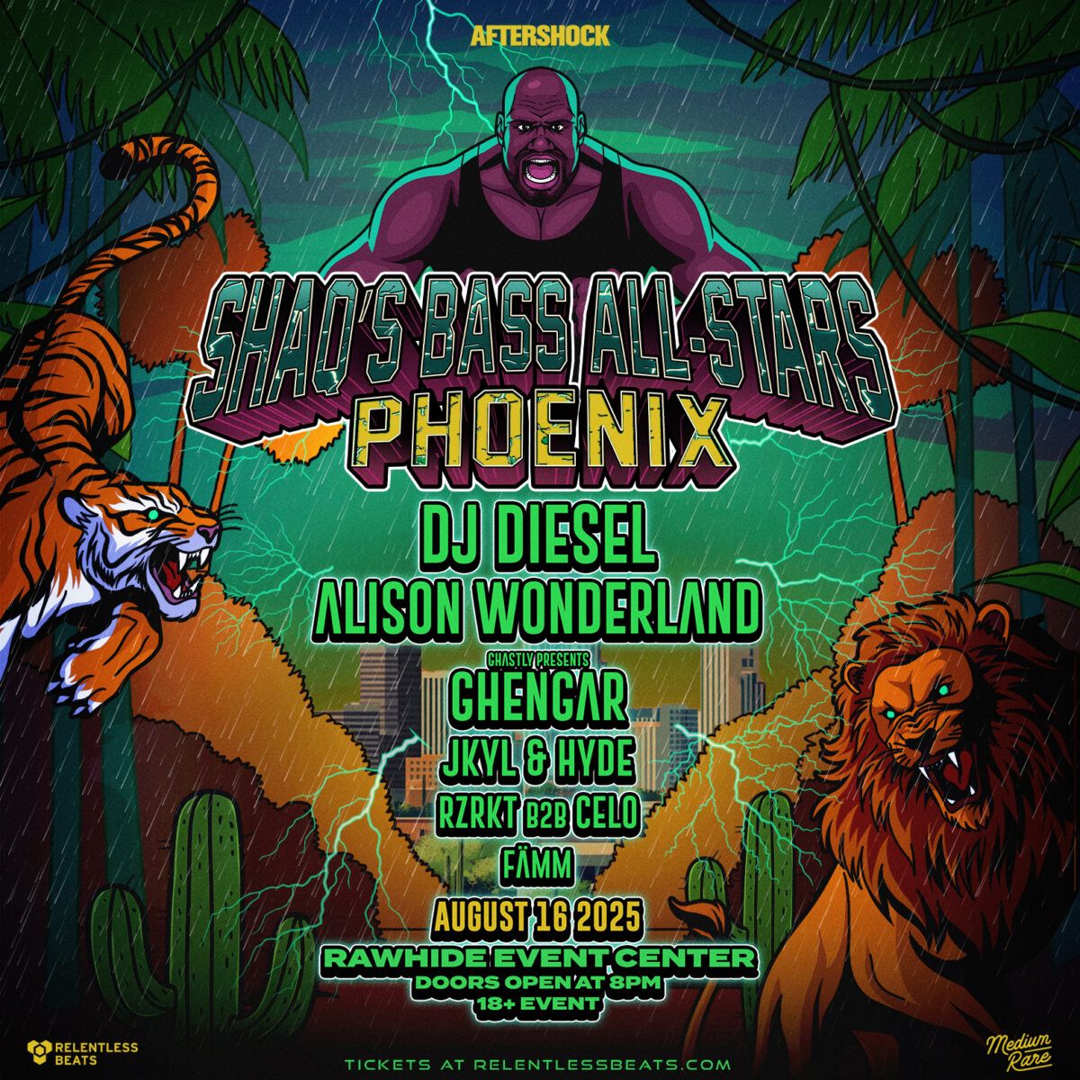 Shaqs Bass All Stars at The Factory - Chesterfield