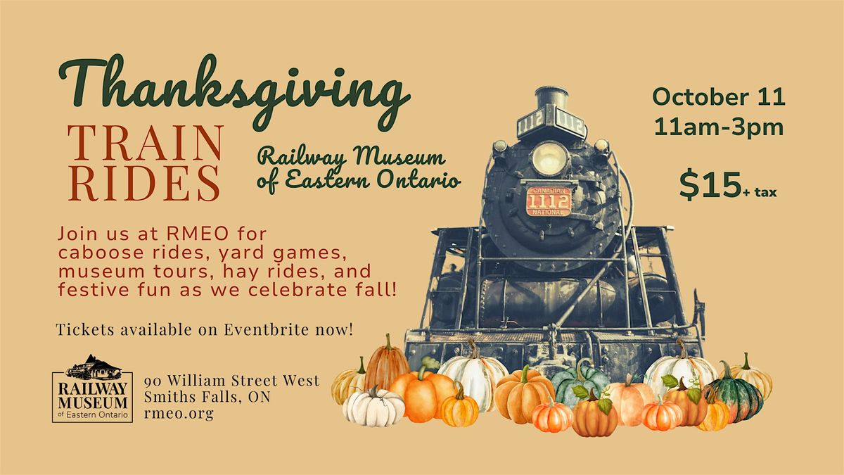 Thanksgiving Train Rides at RMEO