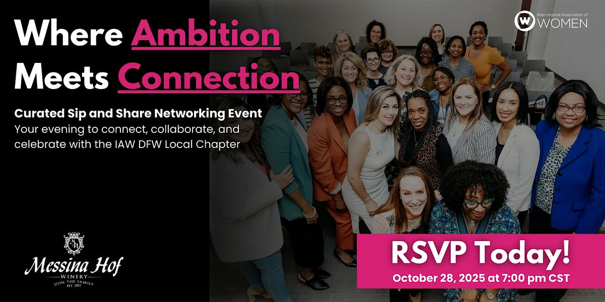 IAW DFW: Curated Sip and Share networking