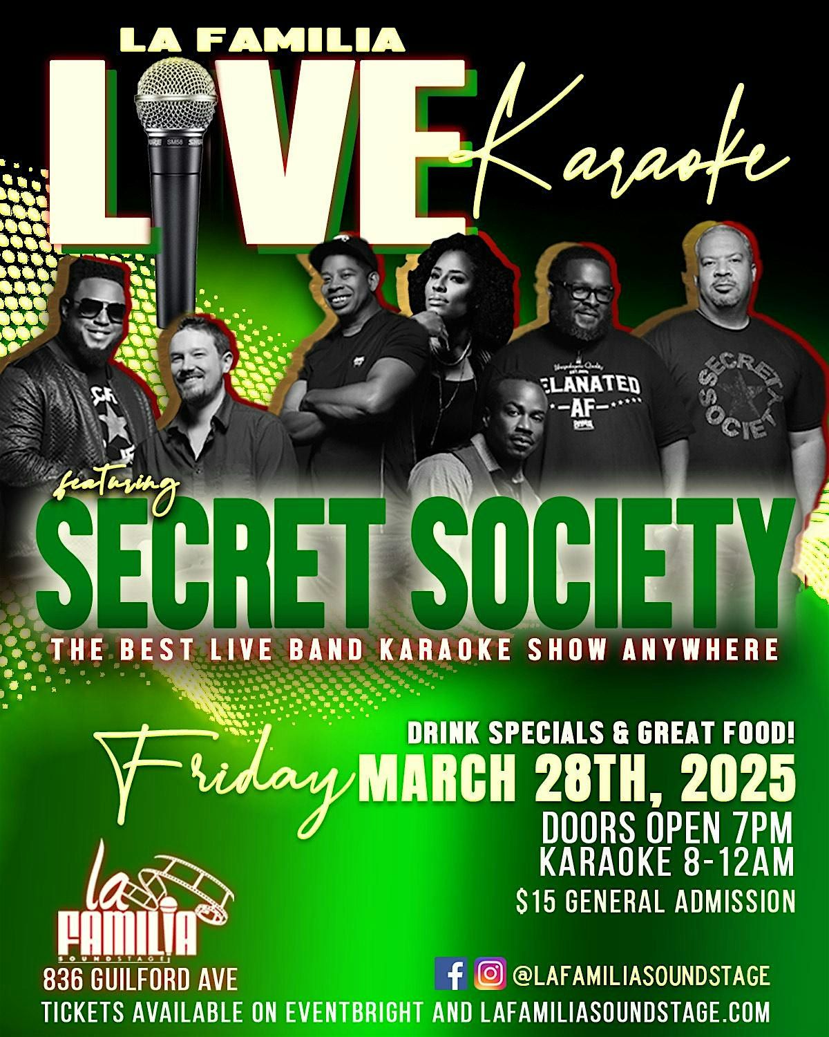 La Familia LIVE Karaoke! Featuring: Secret Society