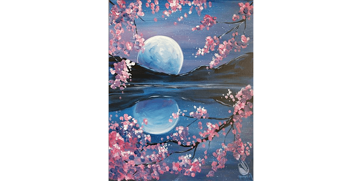 Blooming Lake Water Reflections - Paint and Sip in San Antonio | Classpop!\u2122
