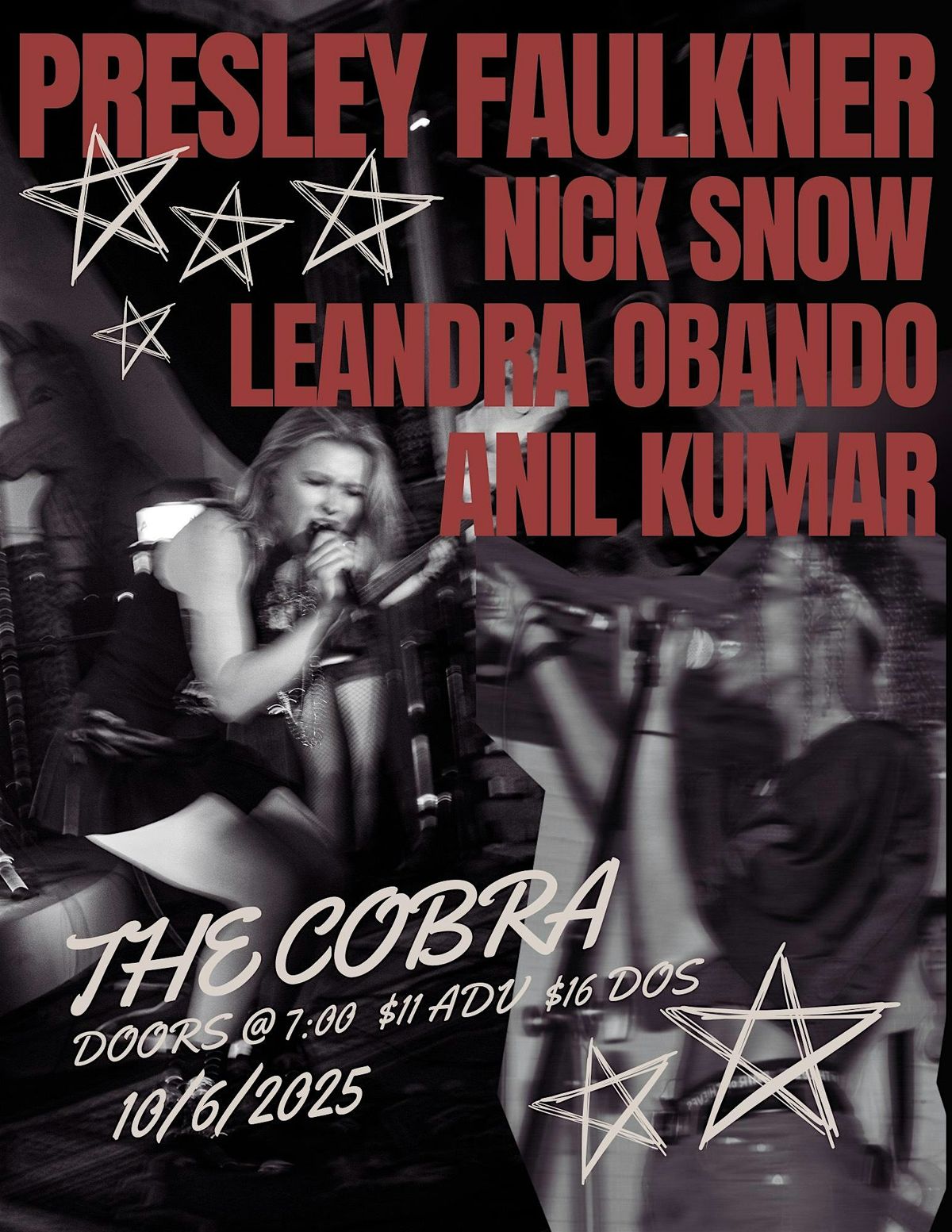 Venue: Presley Faulkner | Nick Snow | Leandra Obando | Anil Kumar