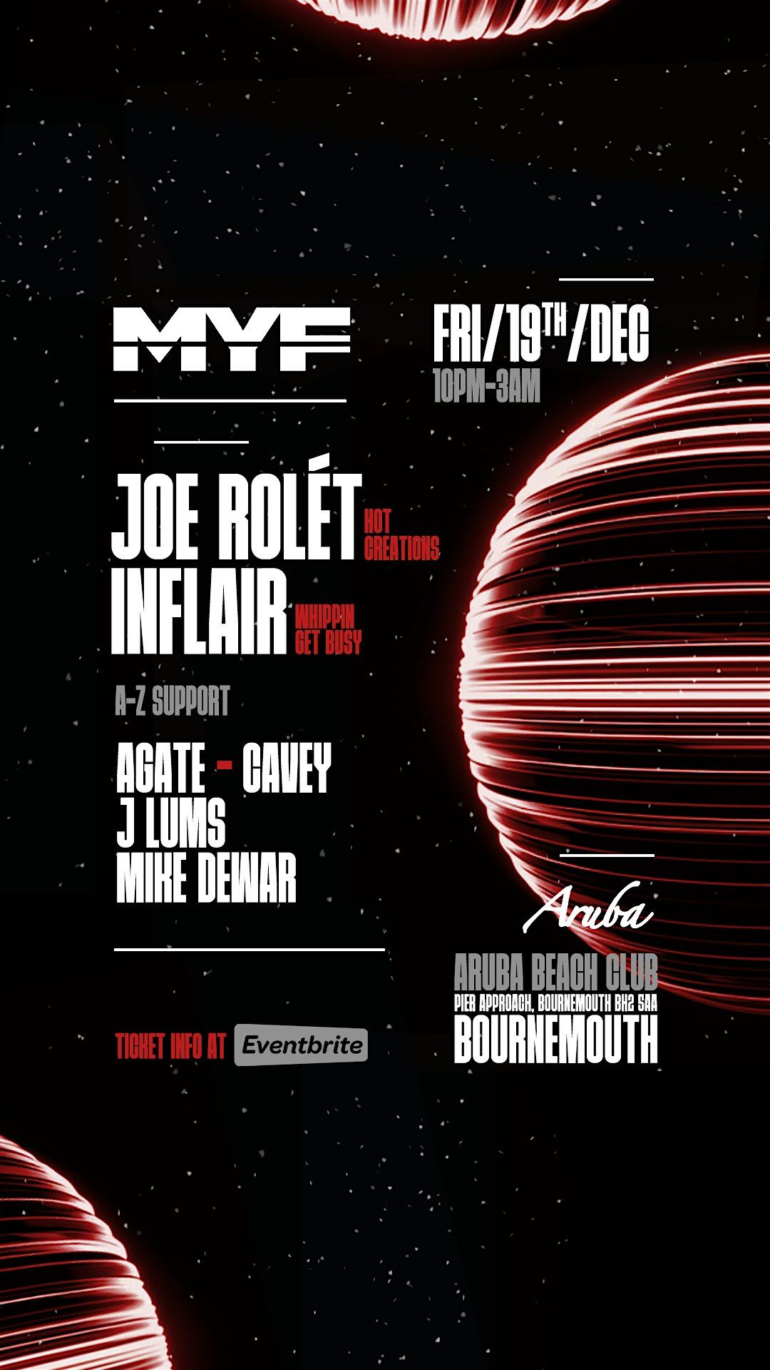 MYF CHRISTMAS SPECIAL W\/ JOE ROL\u00c9T+ INFLAIR
