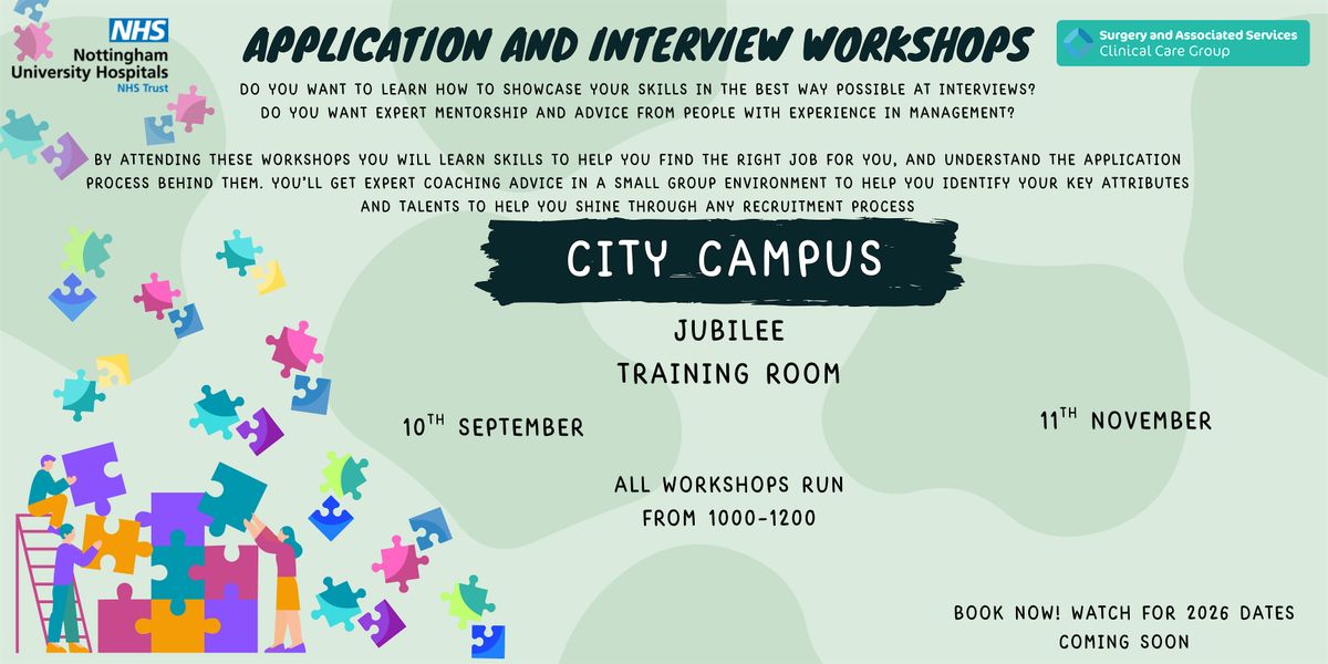 Copy of Application and Interview Workshops