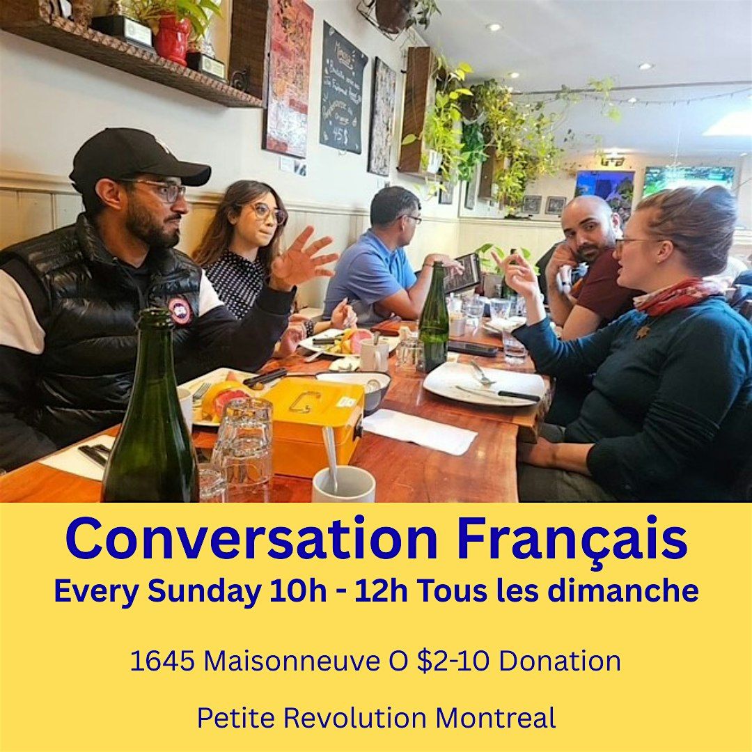 Conversation fran\u00e7ais - Dimanche