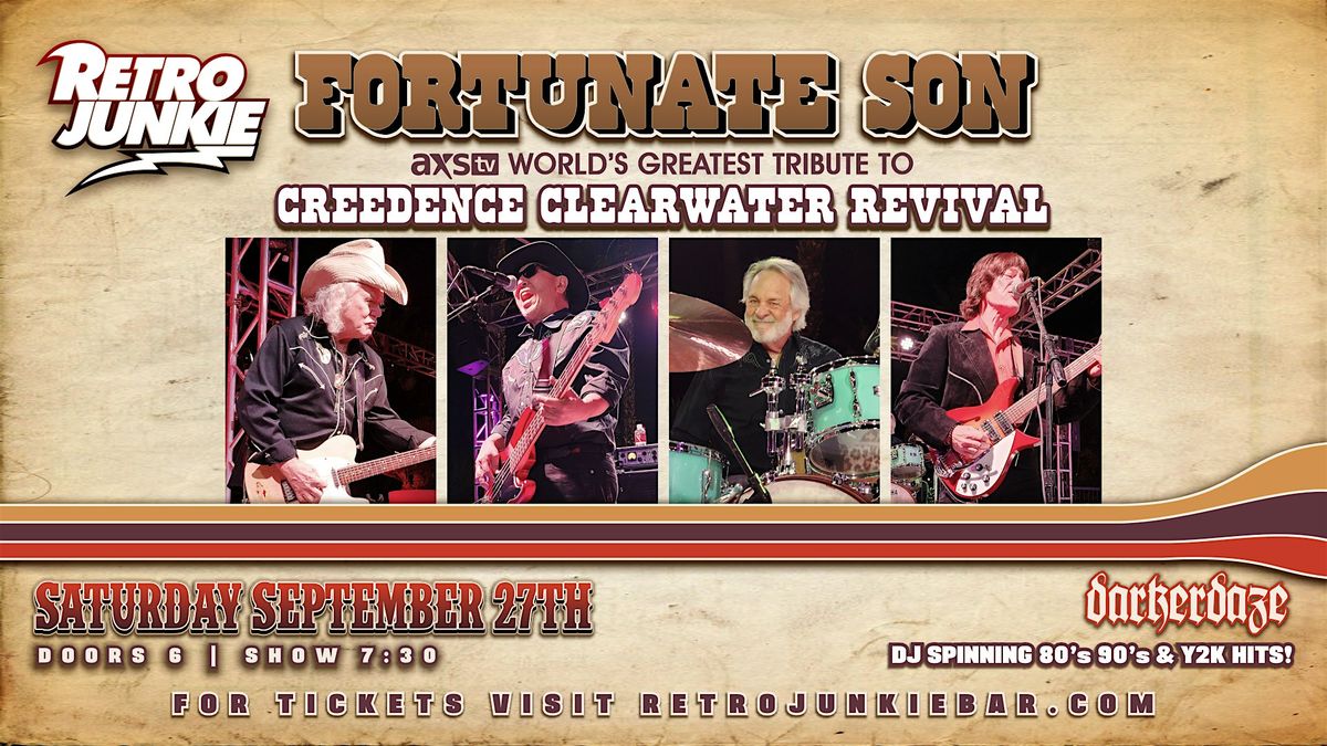 FORTUNATE SON - World's Greatest Creedence Clearwater Revival Tribute!