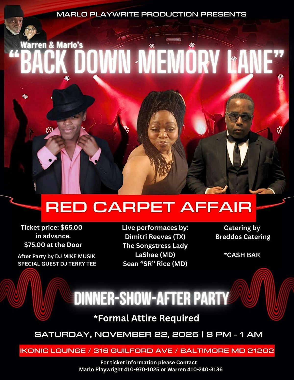 Back Down Memory Lane Red Carpet Affair