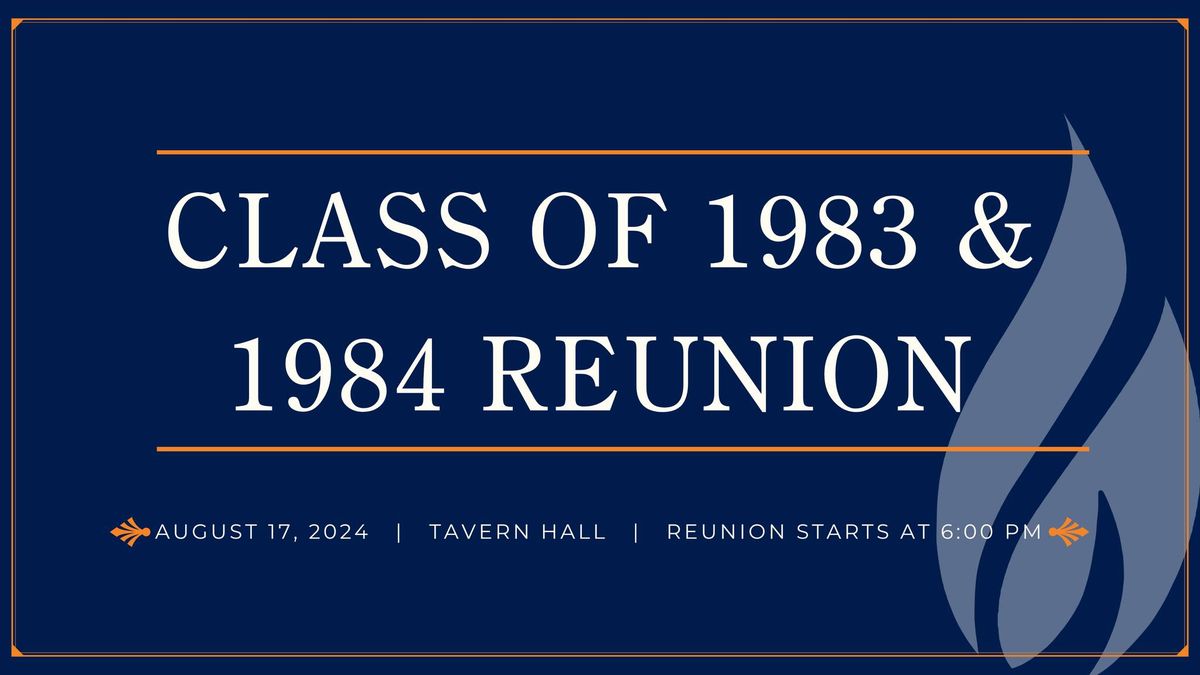 Class of 1983 & 1984 Reunion