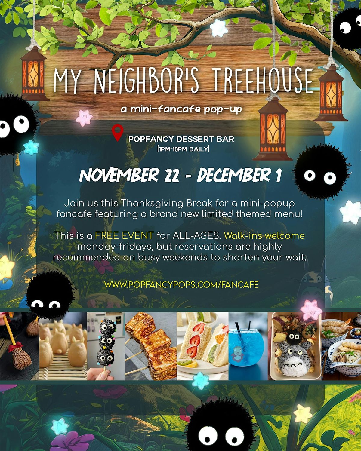 My Neighbor's Treehouse Cafe - an autumn mini-fancafe