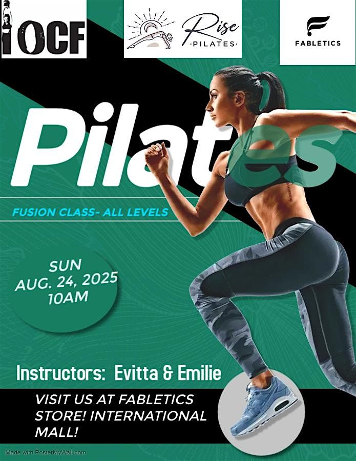 Fusion Pilates class w\/ Evitta and Emilie