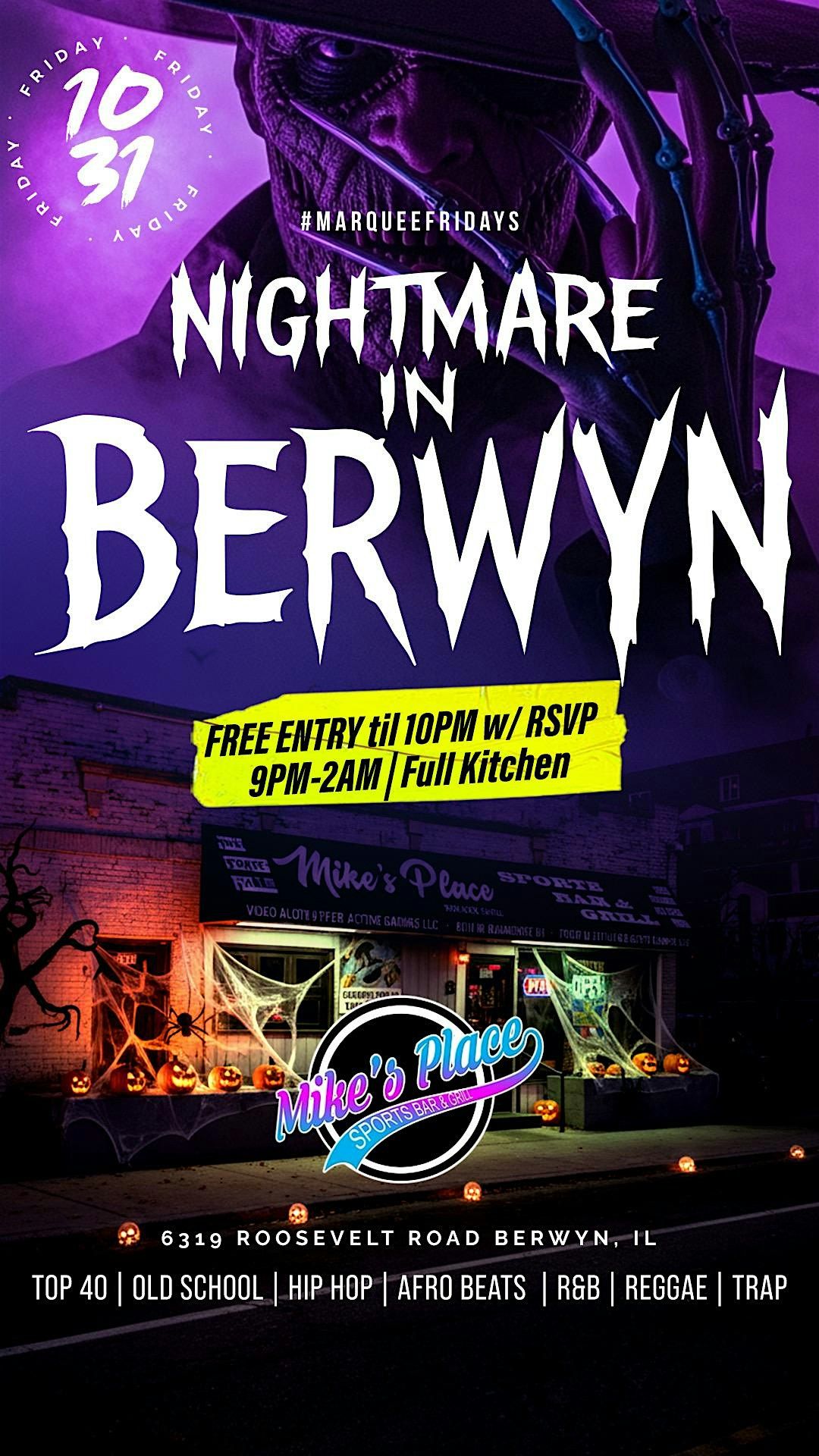 Nightmare In Berwyn  #1 Halloween Party in town!  (Free W\/Rsvp)