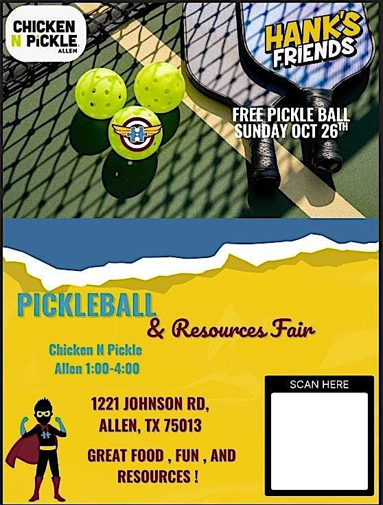 Free Pickleball & Special Needs Resources Fair \u2013 Fun, Food, and Friends!