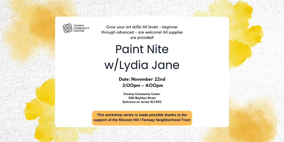 Paint Nite w\/ Lydia Jane