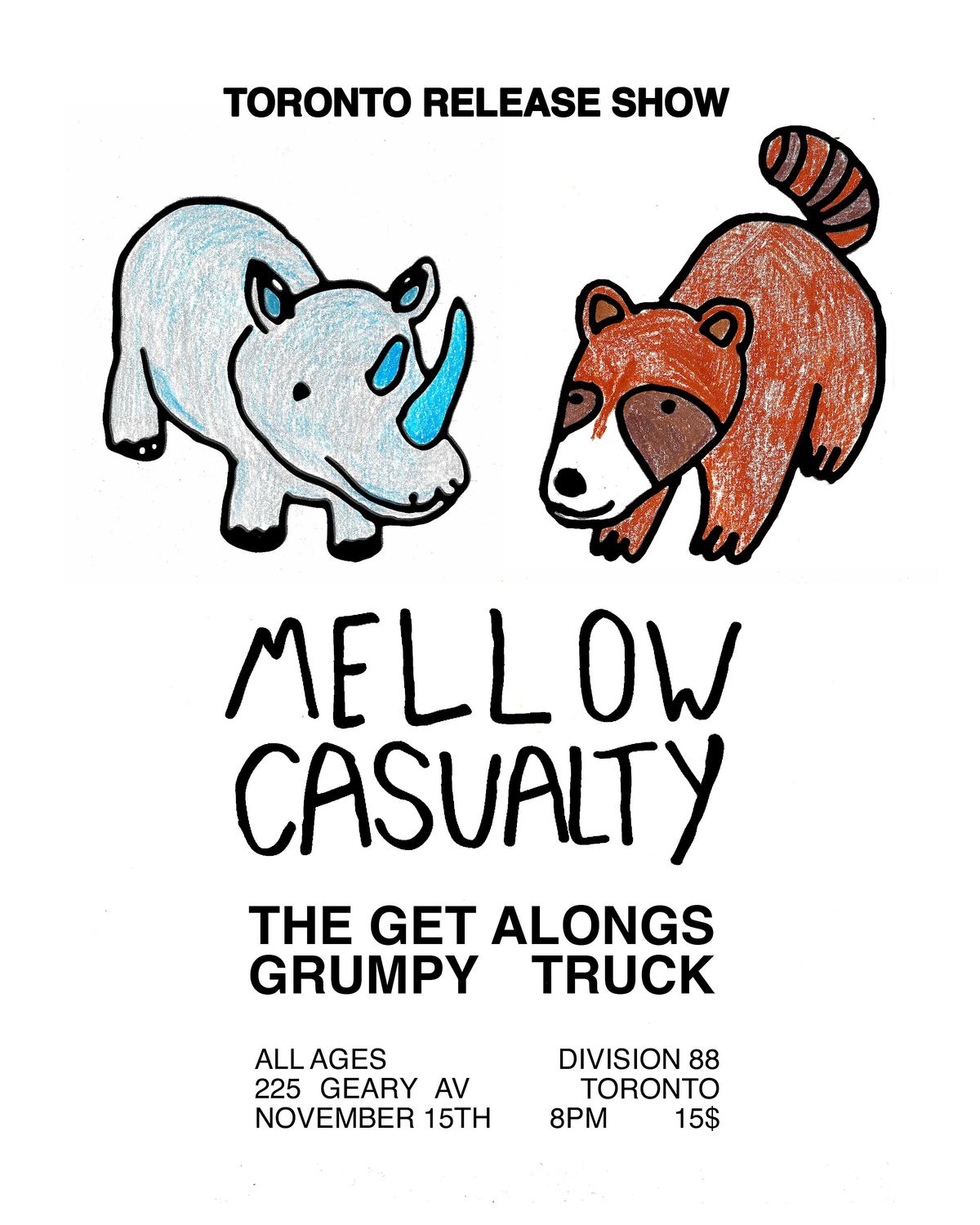 Toronto   Release Party: Mellow Casualty