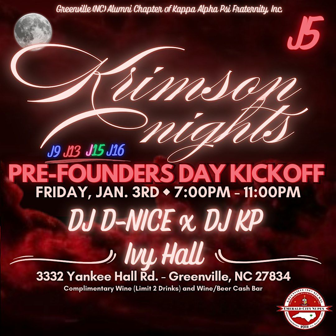 Krimson Nights: Pre-Founders Day Kickoff