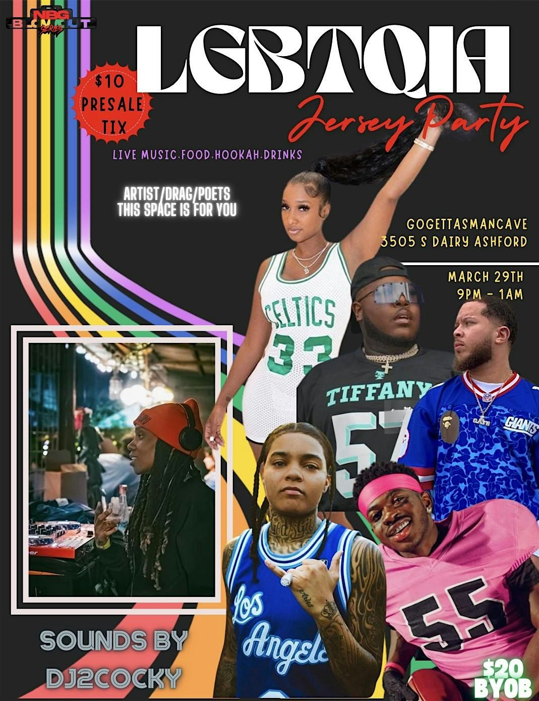 LGBTQIA NIGHT JERSEY PARTY