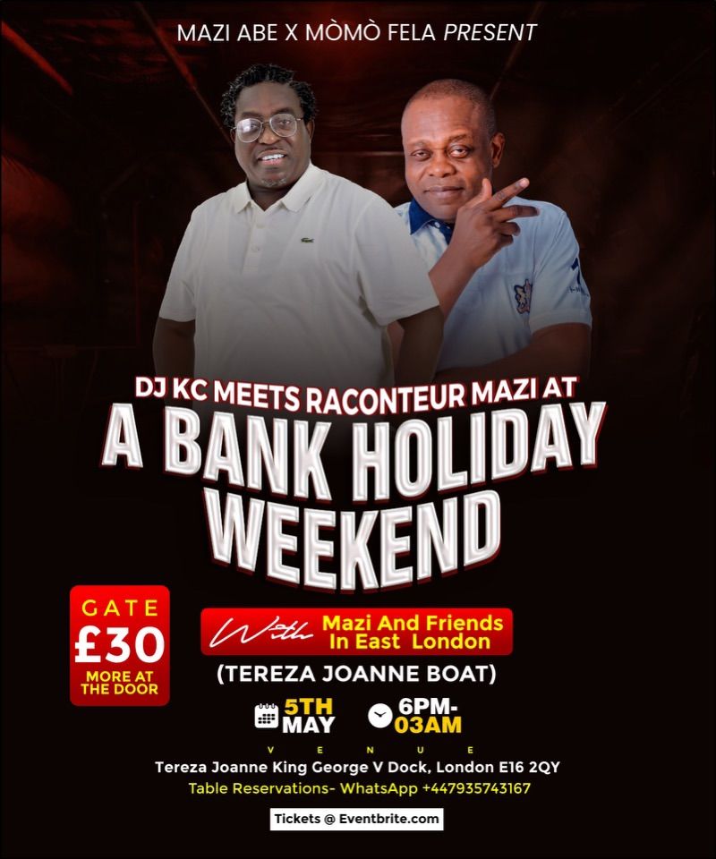 A BANK HOLIDAY WITH MAZI AND FRIENDS IN EAST LONDON