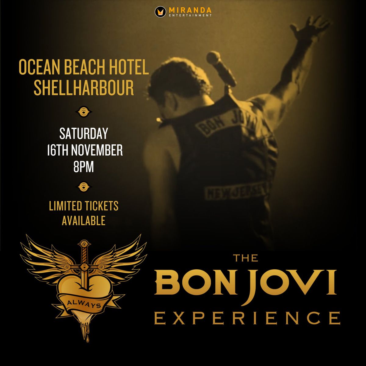 OCEAN BEACH HOTEL SHELLHARBOUR | ALWAYS THE BON JOVI EXPERIENCE