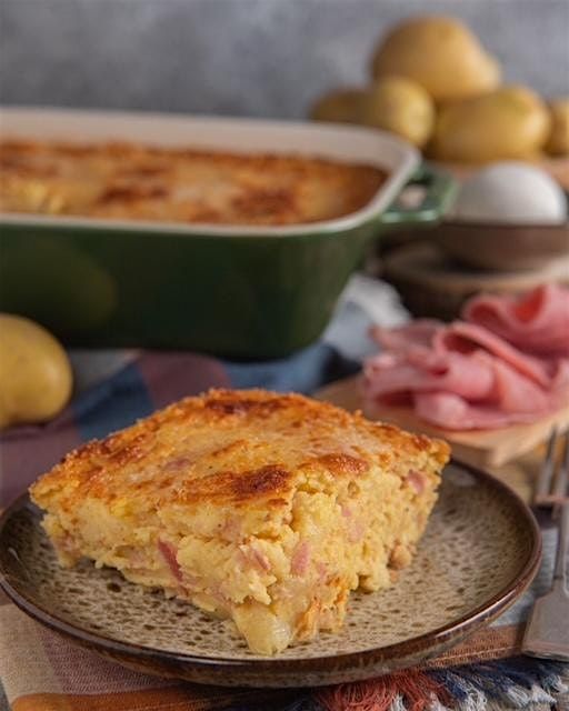 Gatto' di Patate (Potato Cake)  along  with Spiced Rum & Pumpkin Tiramisu