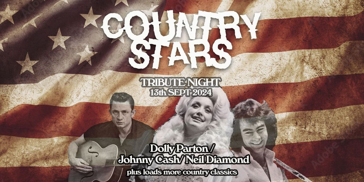 Country Stars - Dolly Parton, Neil Diamond and Johnny Cash