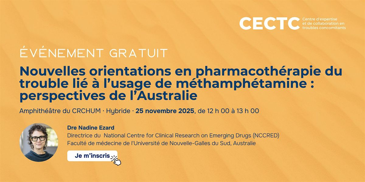 Midi Scientifique - Dre Nadine Ezard - 25 novembre , 12h \u00e0 13h
