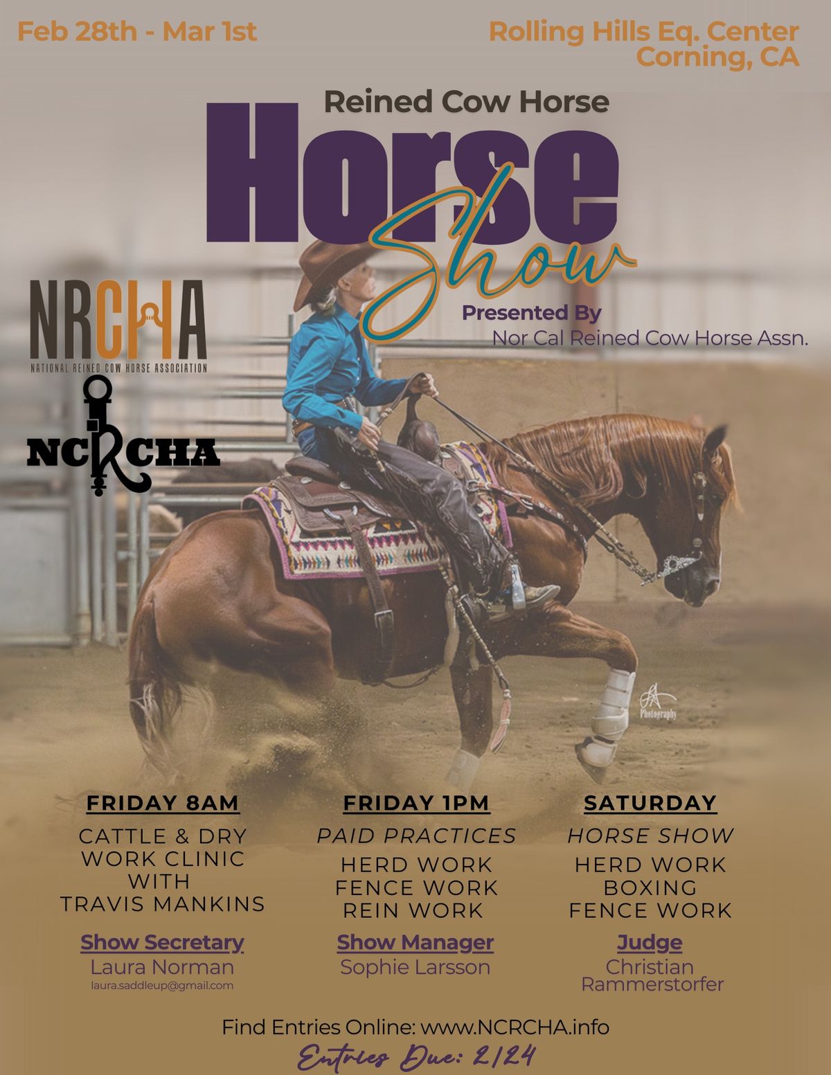 NCRCHA Club Show #1 and NRCHA Affiliate 