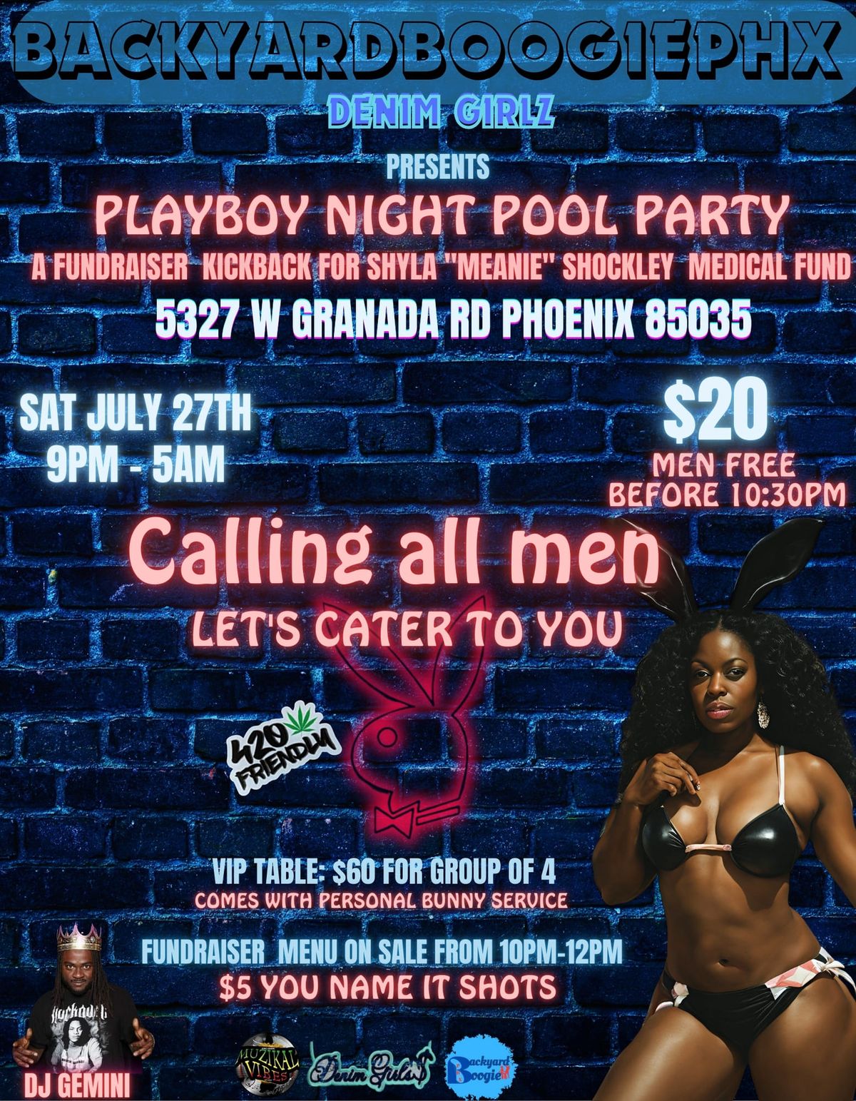 Playboy Night Pool Party Fundraiser