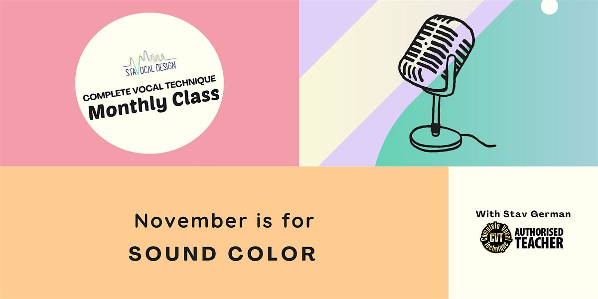 Vocal Tune-Up with CVT: Sound Color
