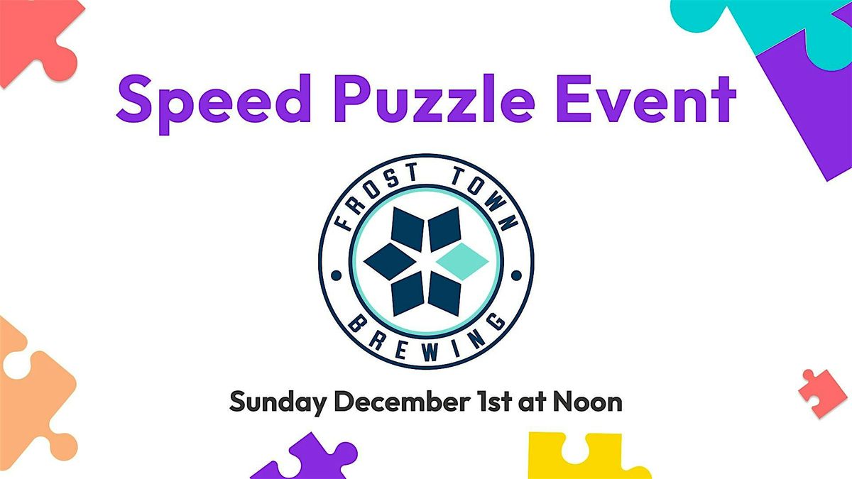 Puzzle Buzz at Frost Town Brewing