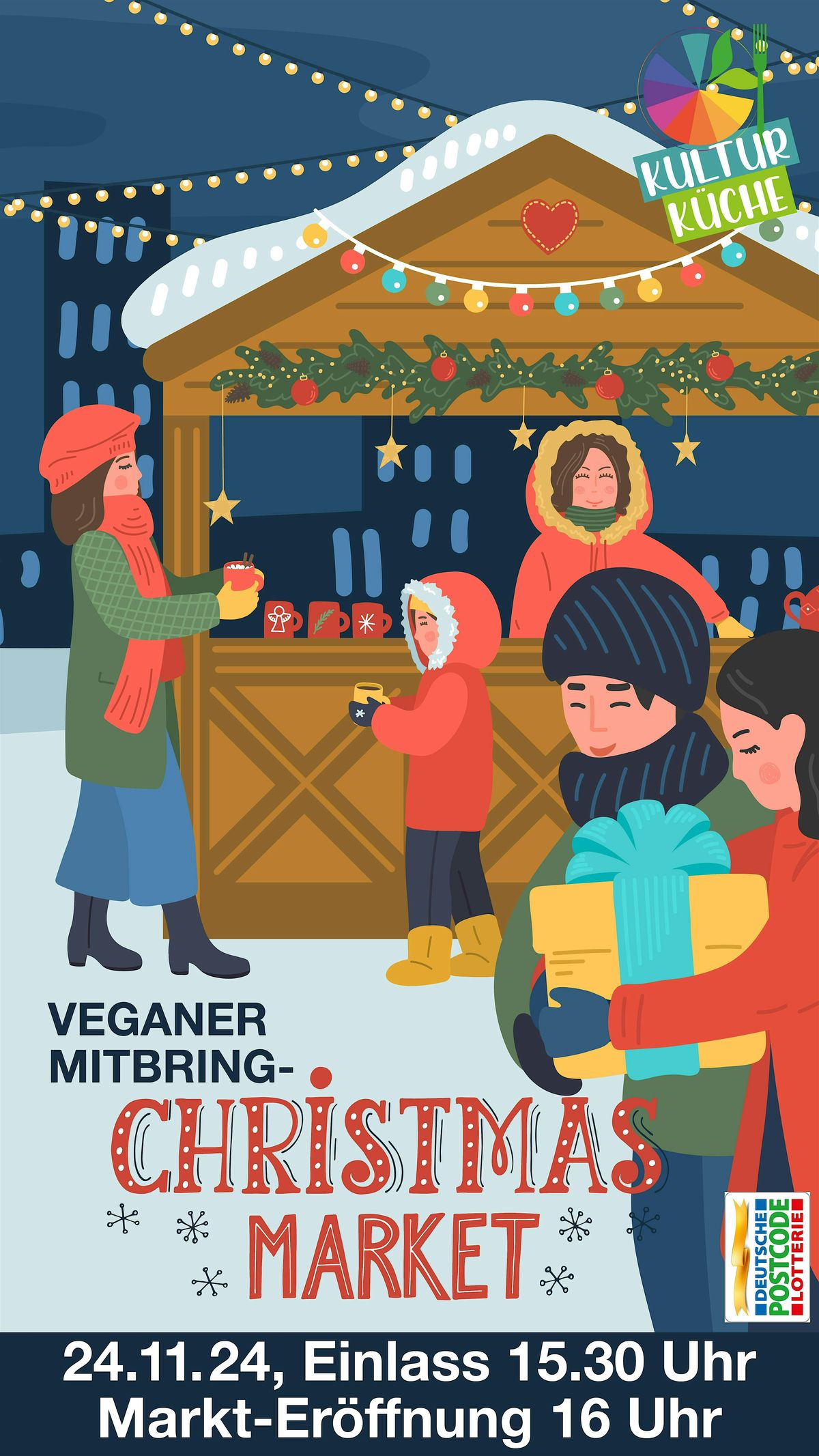 Veganer Mitbring-Weihnachtsmarkt