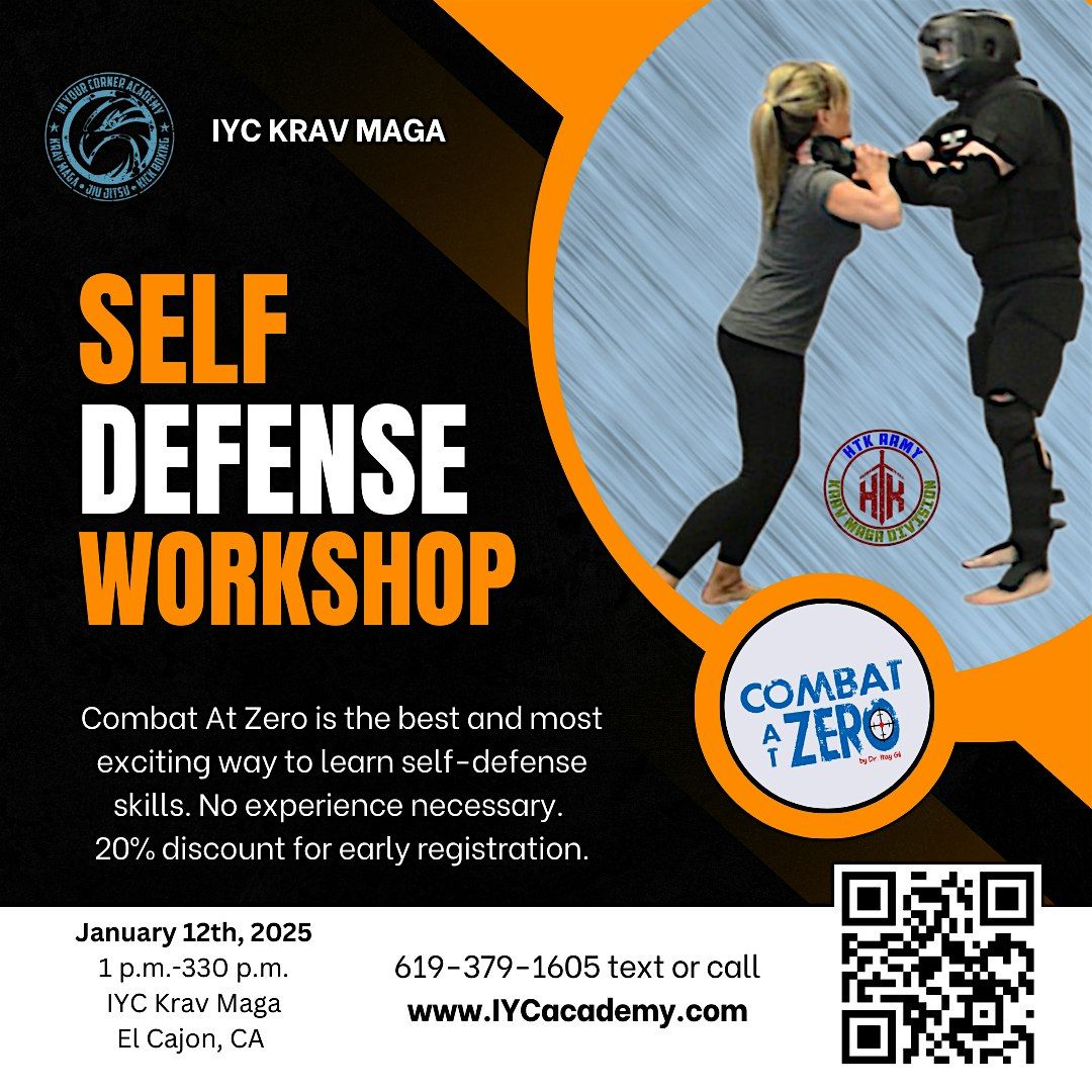 Combat At Zero- Krav Maga Padded Assailant Workshop