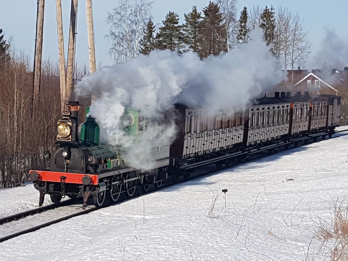 Reis med ett av verdens eldste veterantog!