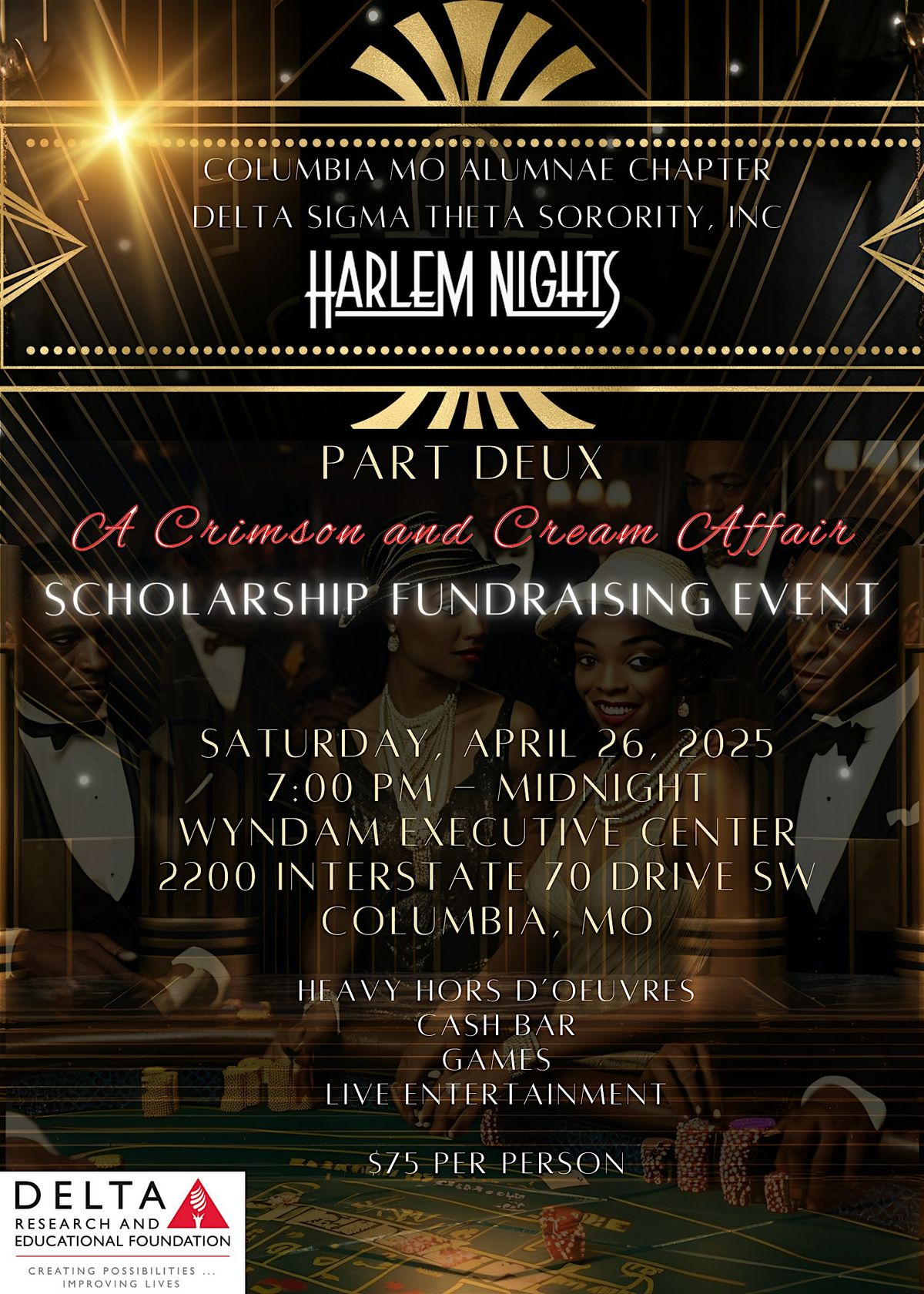 A Crimson and Cream Affair: Harlem Nights Part Deux