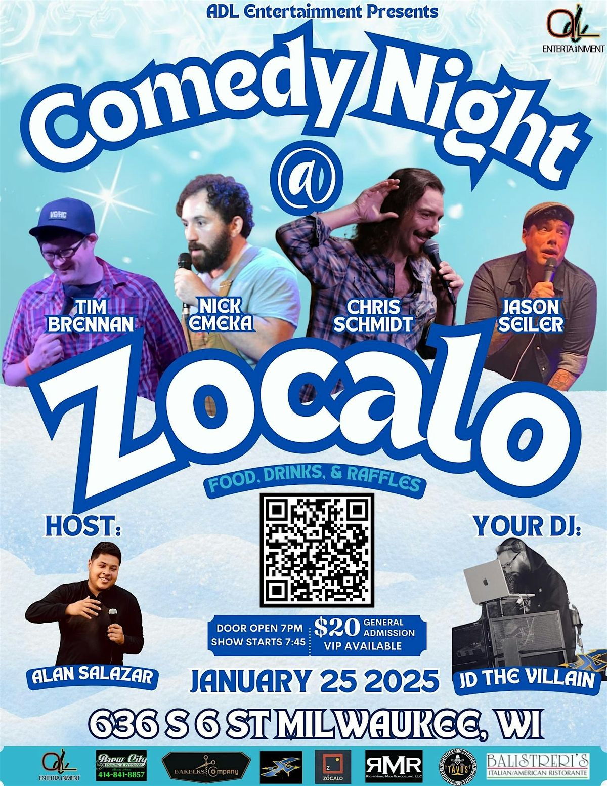 Comedy Night @ Zocalo