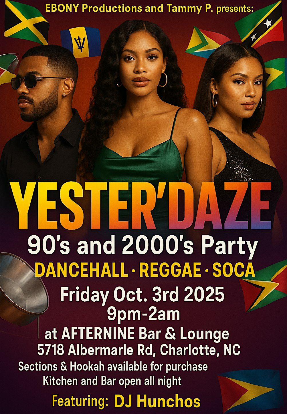 YESTER'DAZE: 90s\/2000s Dancehall. Reggae. Soca Party