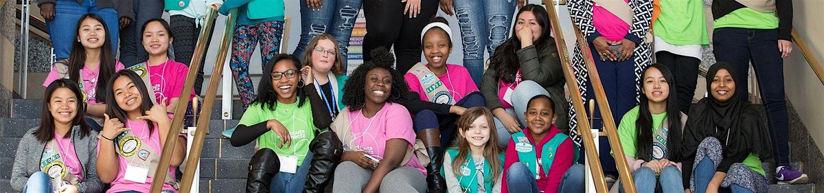 Girl Scouts at Loppet Field Day