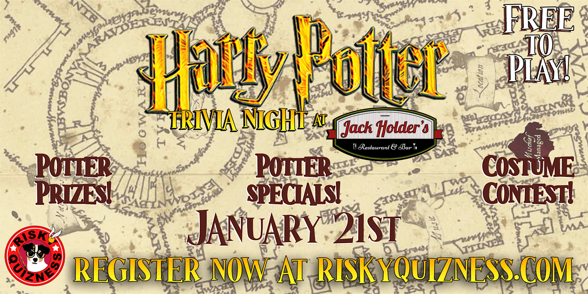 Harry Potter Movies Trivia at Jack Holder's! FREE TO PLAY!