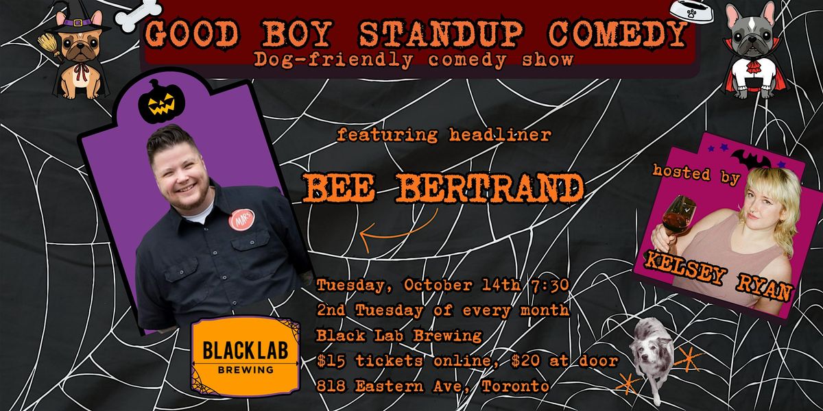 Good Boy Standup Comedy at Black Lab Brewing-OCTOBER!