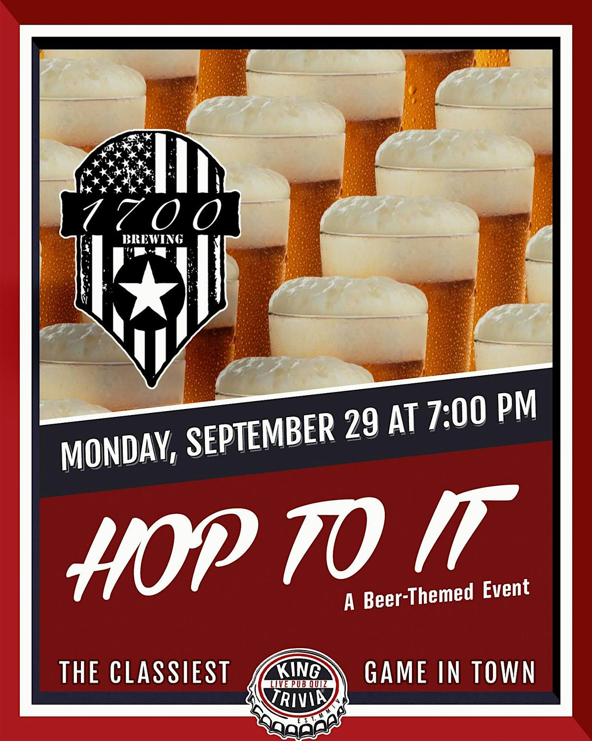 Beer Trivia Night at 1700 Brewing