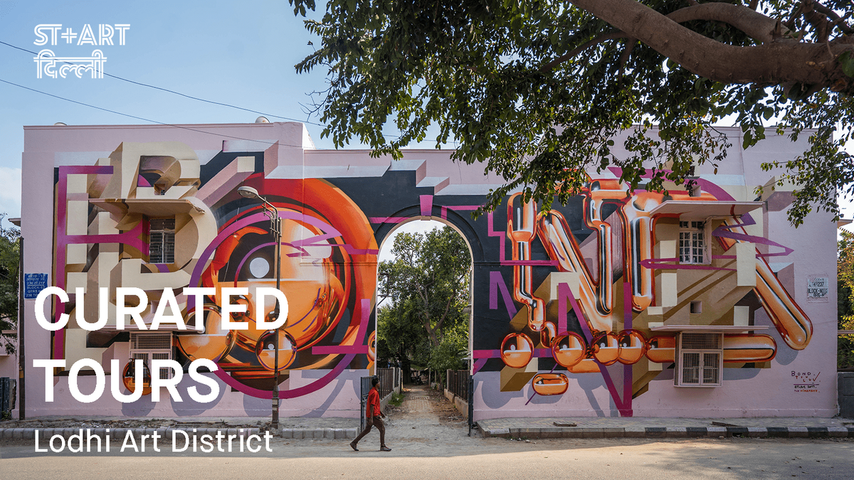 Curated Tour of Lodhi Art District by St+art India