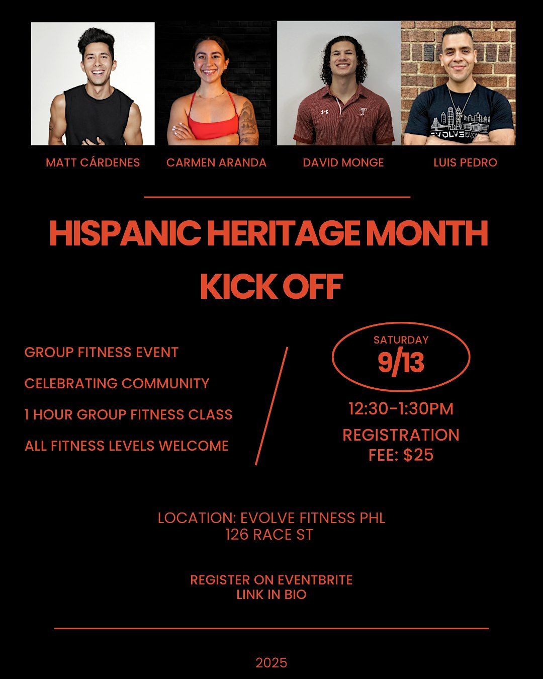 Hispanic Heritage Month Kick Off Work Out