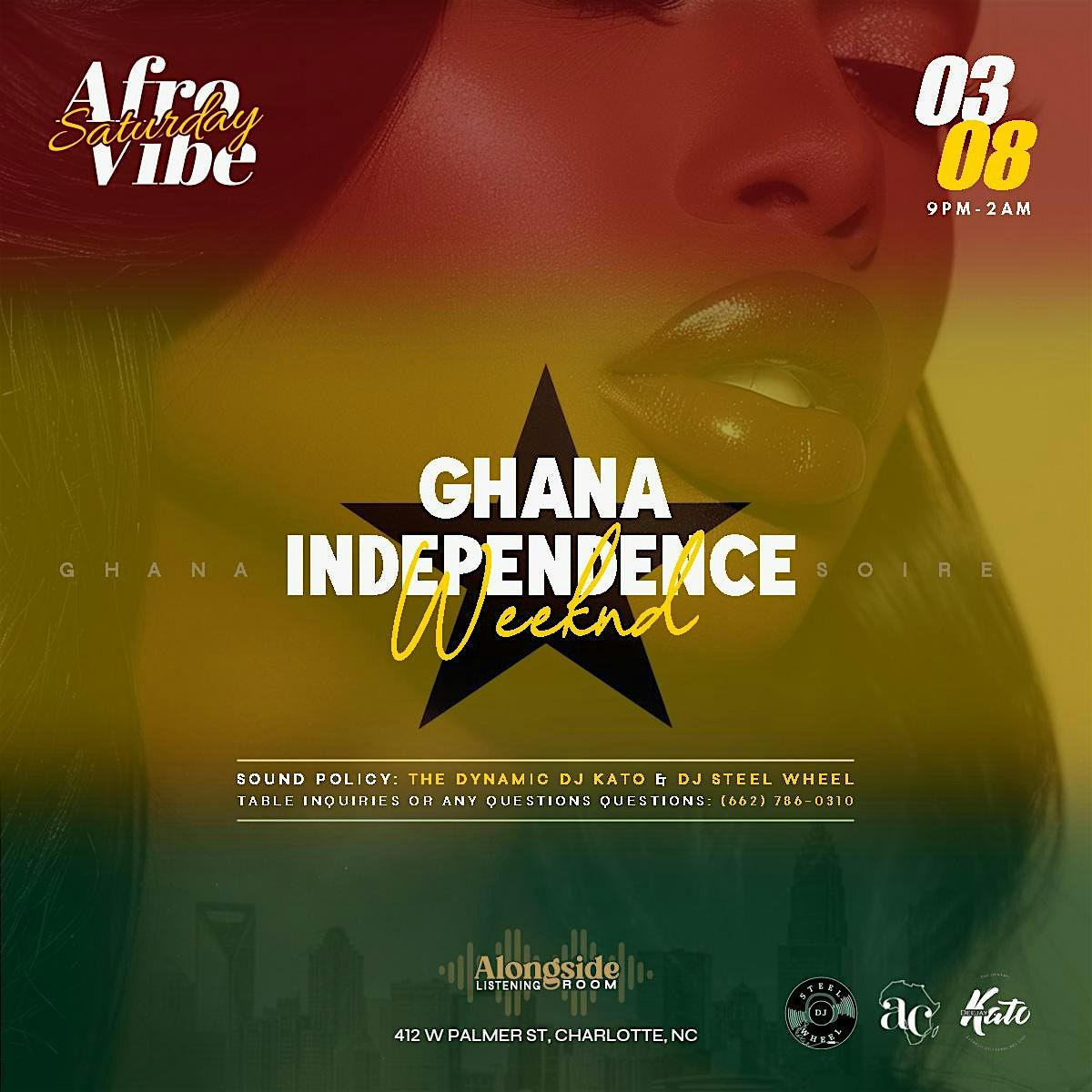 AfroVibe Saturdays , Vol.65: Ghana Independence Weekend